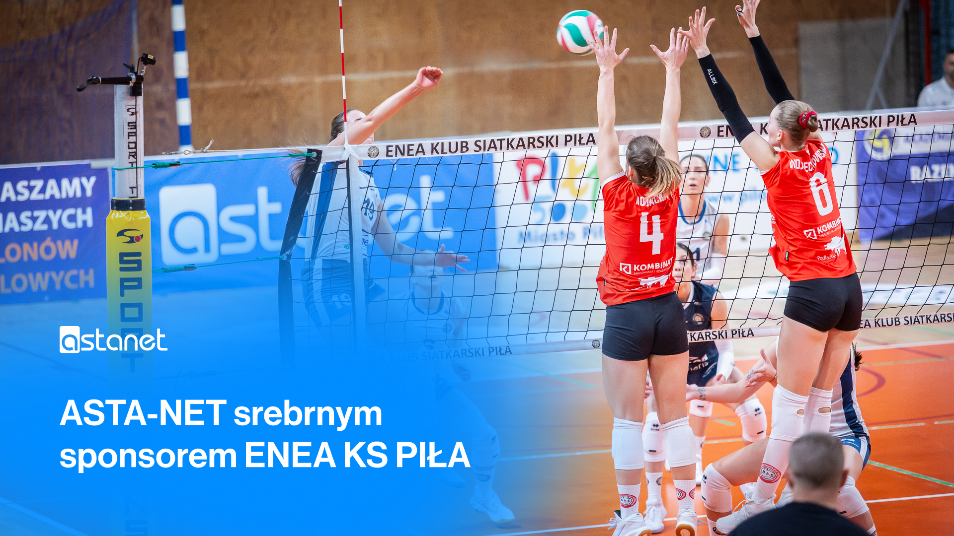 ASTA-NET srebrnym sponsorem ENEA KS PIŁA - ASTA-NET