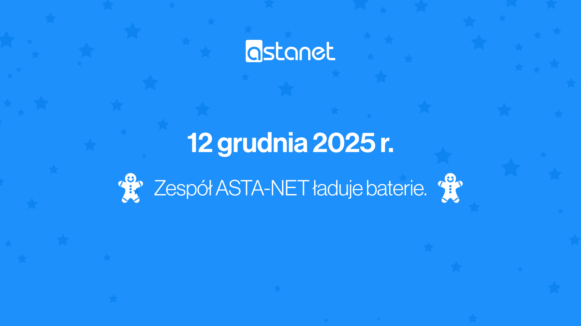 Informacja o skróconych godzinach pracy Salonów i Infolinii Sprzedażowej w dniu 12 grudnia 2025 r. - ASTA-NET