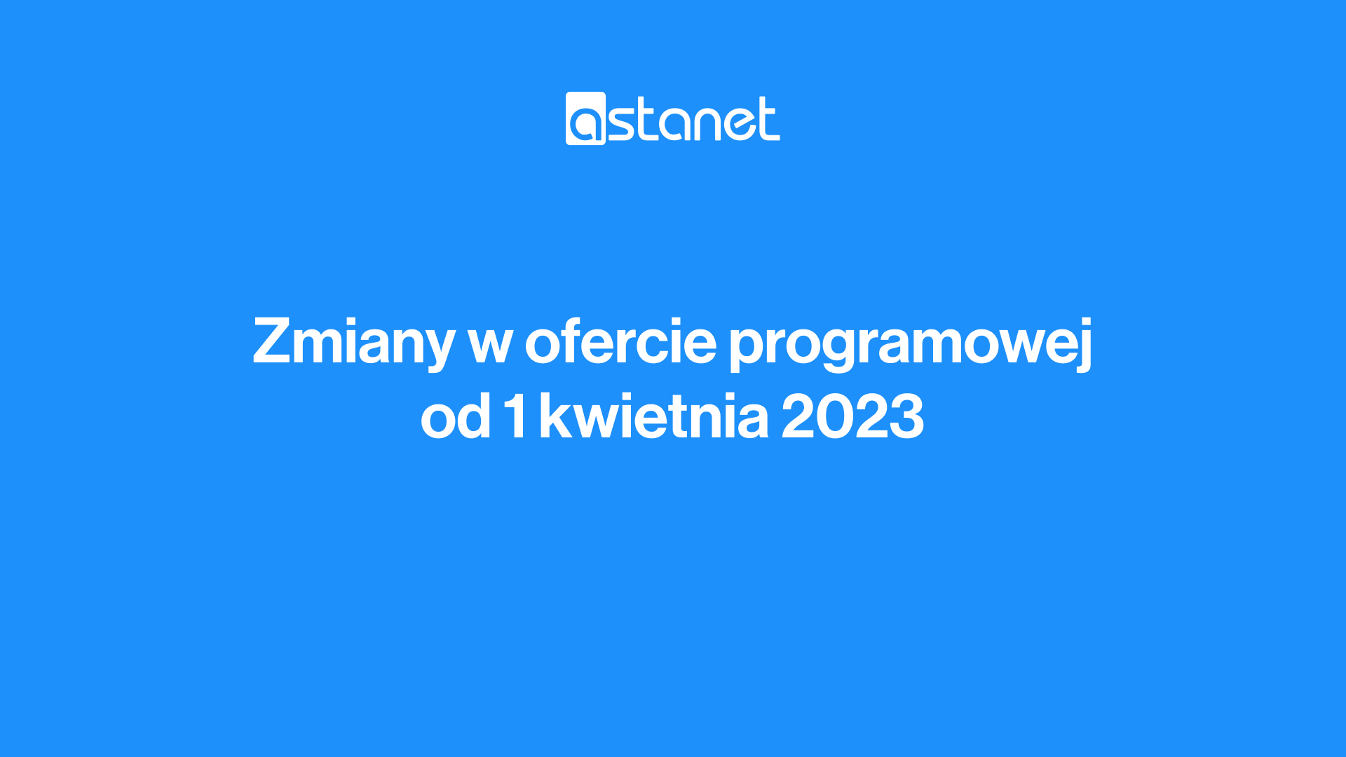 Wyłączenie kanałów Sportklub oraz Fightklub od 1 kwietnia 2023 - ASTA-NET
