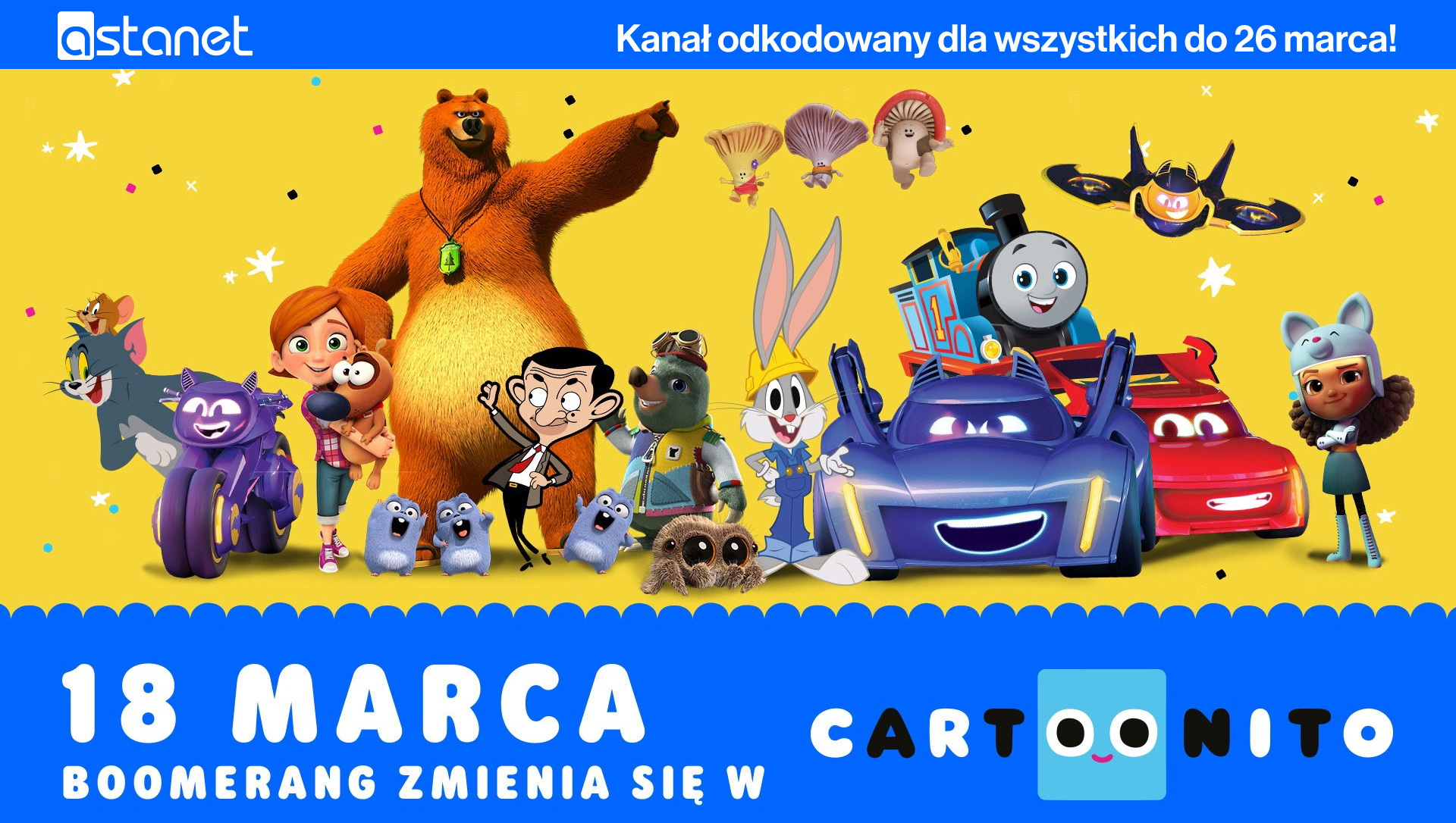 Boomerang zmienia się w Cartoonito! OKNO OTWARTE - ASTA-NET