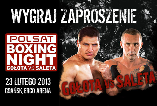 Wygraj zaproszenie na Polsat Boxing Night: Gołota vs Saleta! - ASTA-NET