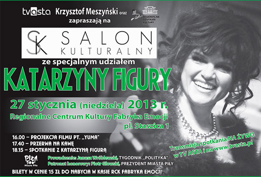 Salon Kulturalny z udziałem Katarzyny Figury - ASTA-NET