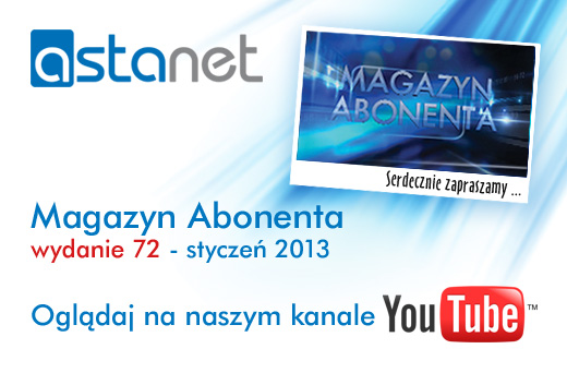 Styczniowy Magazyn Abonenta - ASTA-NET