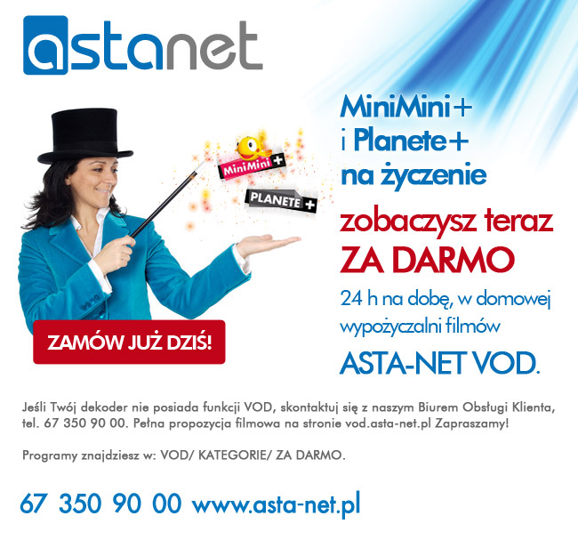 Planete+ i MiniMini+ na życzenie w VOD - ASTA-NET