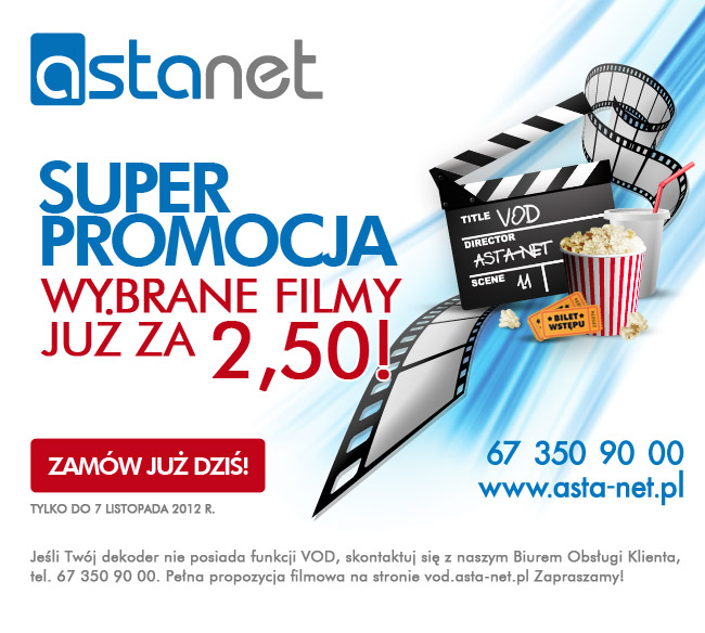 Niecodzienna promocja w naszej wypożyczalni VOD - ASTA-NET