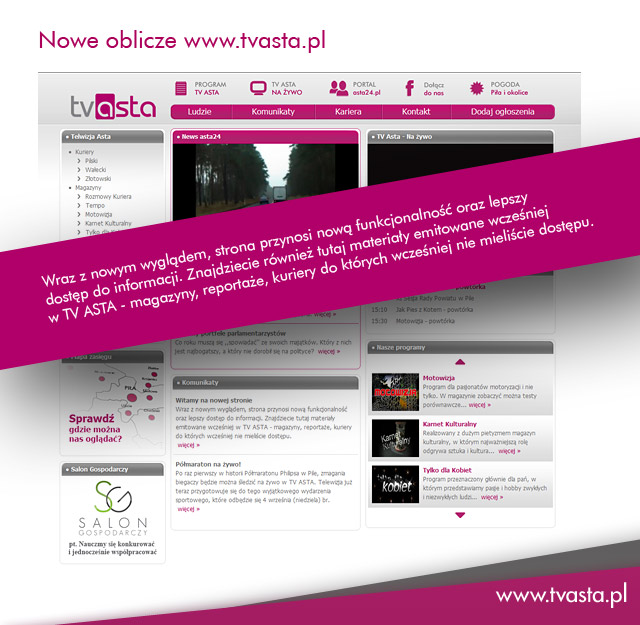 Nowe oblicze tvasta.pl - ASTA-NET