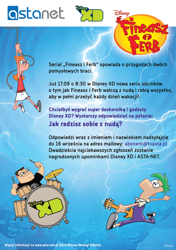 Wygraj super nagrody Disney XD! KONKURS! - ASTA-NET
