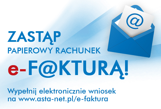 Zastąp tradycyjny rachunek e-fakturą! - ASTA-NET