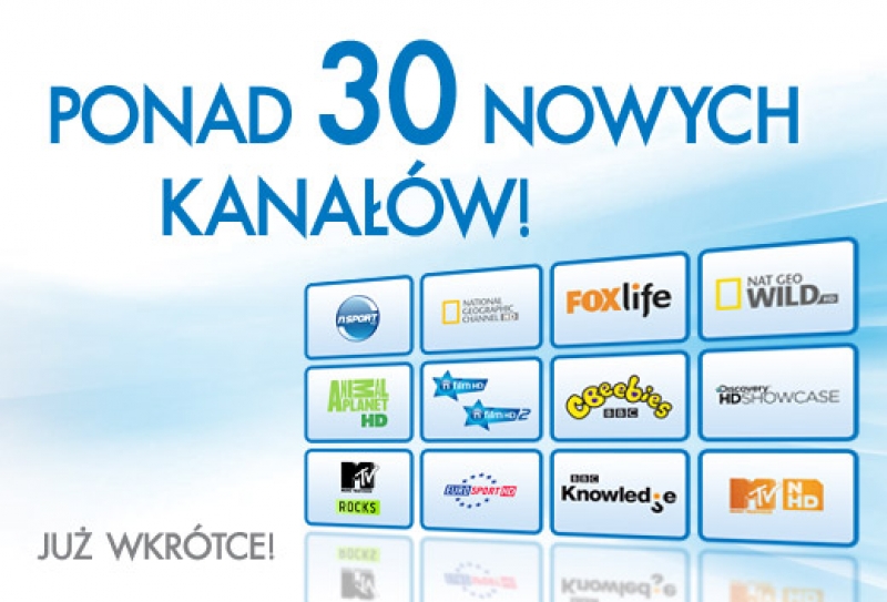 Już wkrótce ponad 30 nowych kanałów w ofercie! - ASTA-NET