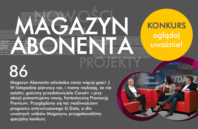 Wyniki konkursu Canal+ i Magazynu Abonenta - ASTA-NET