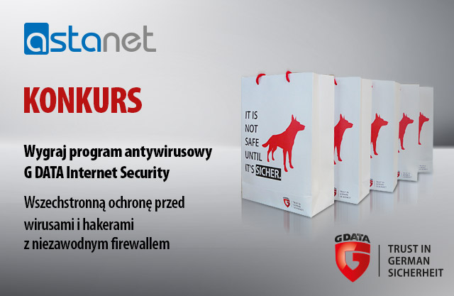 Rozstrzygnięcie konkursu G DATA - ASTA-NET