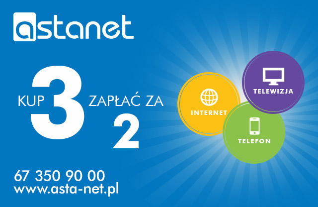 Wybierz 3 usługi w ASTA-NET, zapłacisz tylko za dwie - ASTA-NET
