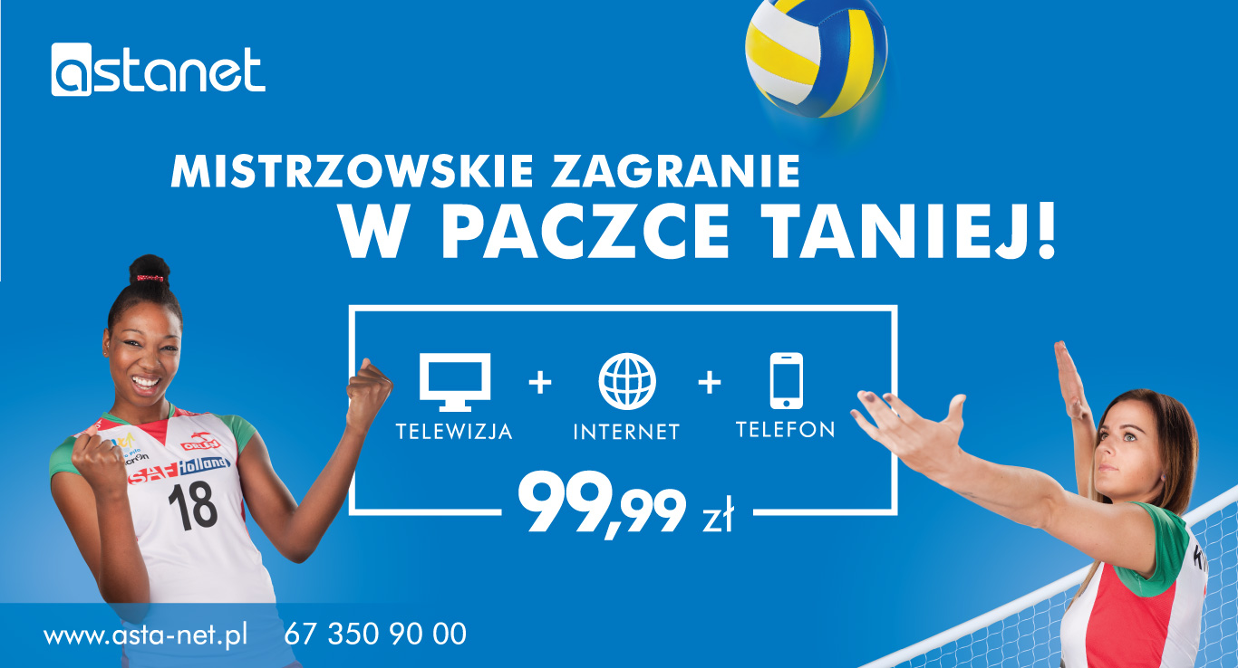 Mistrzowskie zagranie. W paczce taniej! Nowa kampania promocyjna ASTA-NET - ASTA-NET