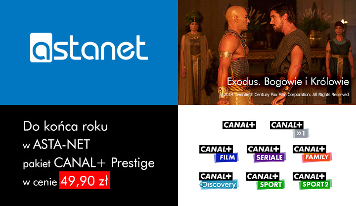 Do końca roku CANAL+ Prestige w obniżonej cenie - ASTA-NET