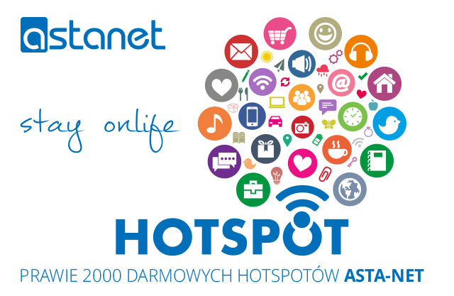 Prawie 2000 darmowych hotspotów - ASTA-NET