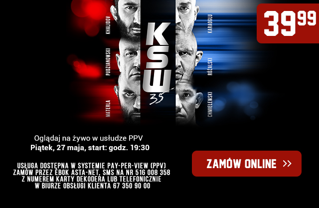 KSW 35 na żywo w ASTA-NET - ASTA-NET