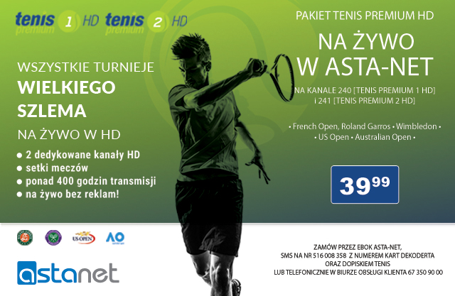 Pakiet Tenis Premium - ASTA-NET