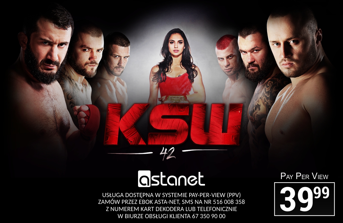 Już 3 marca KSW 42 PPV - ASTA-NET