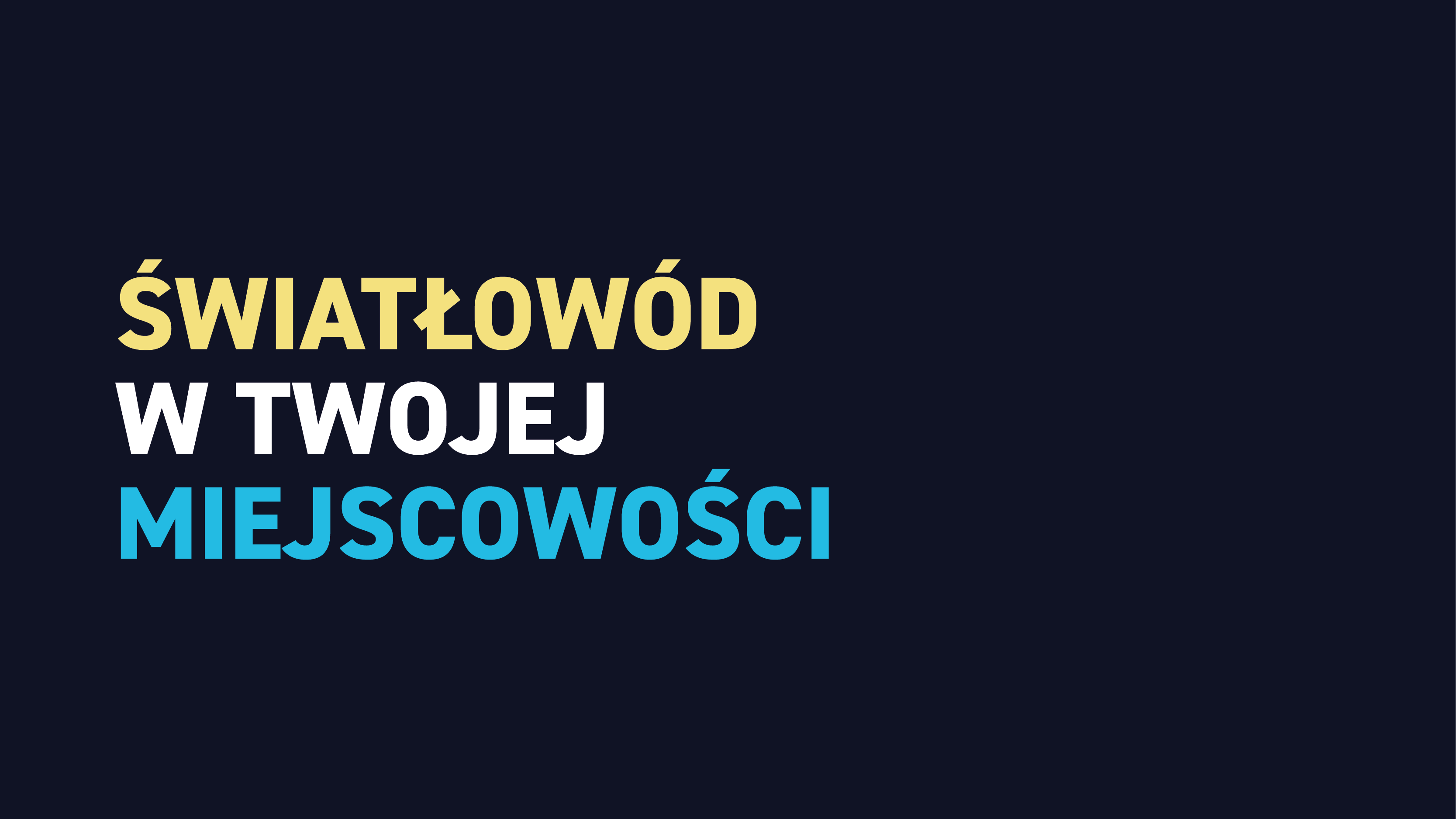 Zapewnienie dostępu do szerokopasmowego Internetu w technologii światłowodowej na obszarze północnej Wielkopolski - ASTA-NET