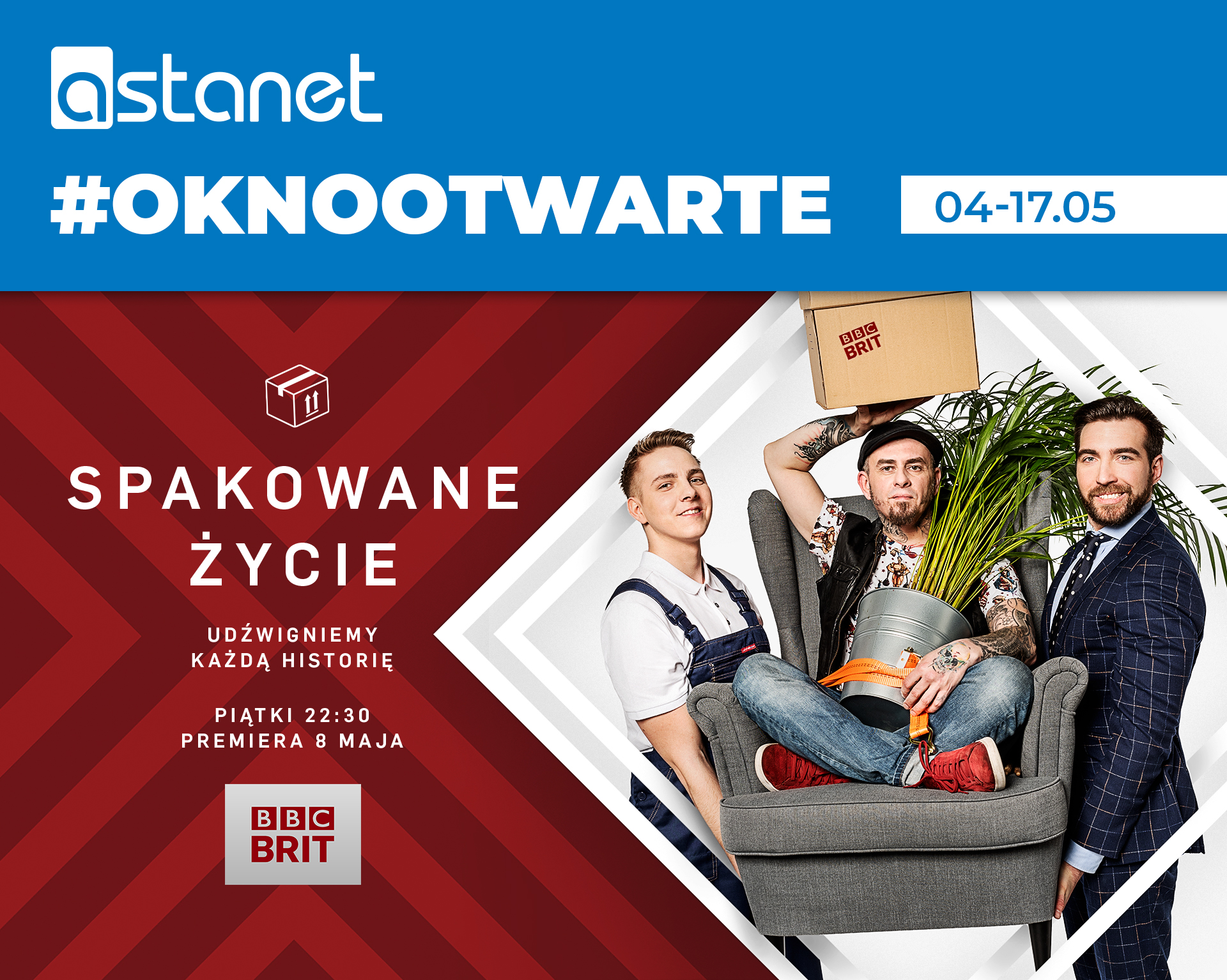 BBC BRIT odkodowany od 4 do 17 maja  - ASTA-NET