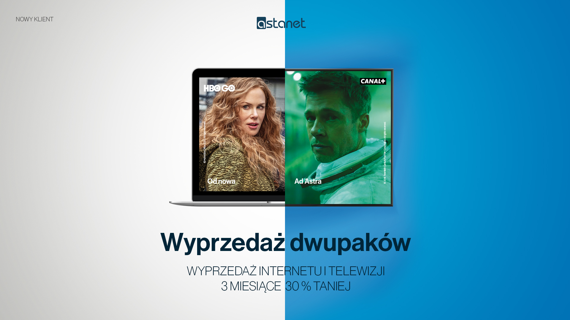 Wyprzedaż dwupaków. 3 miesiące 30% taniej dla nowych klientów. - ASTA-NET