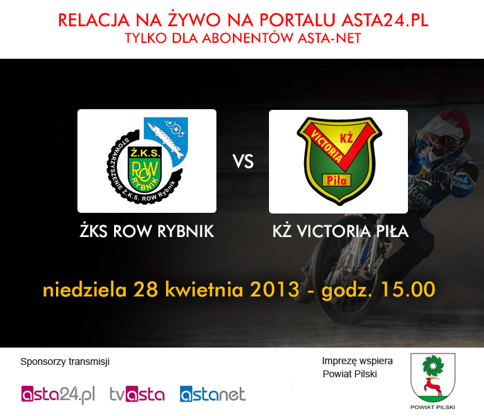 Żużel z Rybnika na żywo - ASTA-NET