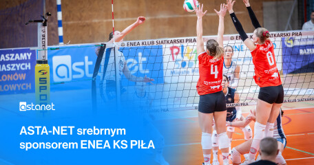 ASTA-NET srebrnym sponsorem ENEA KS PIŁA - ASTA-NET