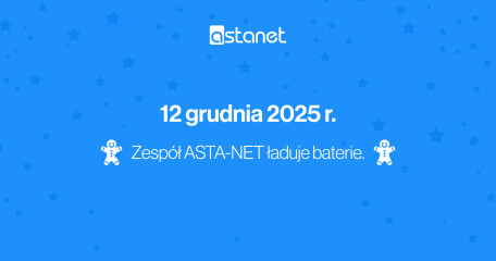 Informacja o skróconych godzinach pracy Salonów i Infolinii Sprzedażowej w dniu 12 grudnia 2025 r. - ASTA-NET