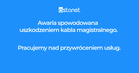 Awaria kabla magistralnego - ASTA-NET