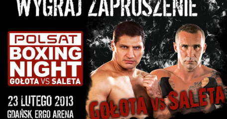 Wygraj zaproszenie na Polsat Boxing Night: Gołota vs Saleta! - ASTA-NET