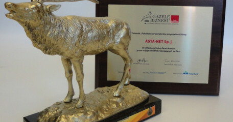 Wyróżnienia i nagrody dla ASTA-NET - ASTA-NET