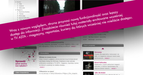 Nowe oblicze tvasta.pl - ASTA-NET