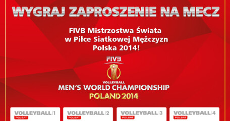Wygraj zaproszenia na FIVB Mistrzostwa Świata w Siatkówce Mężczyzn Polska 2014 - ASTA-NET