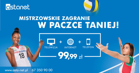 Mistrzowskie zagranie. W paczce taniej! Nowa kampania promocyjna ASTA-NET - ASTA-NET