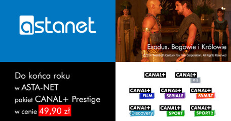 Do końca roku CANAL+ Prestige w obniżonej cenie - ASTA-NET