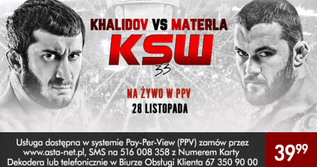 Oglądaj na żywo starcie tytanów Khalidov vs Materla - ASTA-NET
