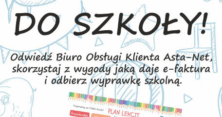 ASTA-NET wyprawia do szkoły  - ASTA-NET