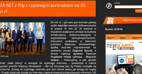 Pisza o nas, piszą… - ASTA-NET