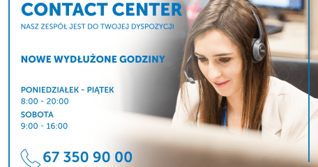 CONTACT CENTER - od 1 lutego nowe wydłużone godziny pracy  - ASTA-NET