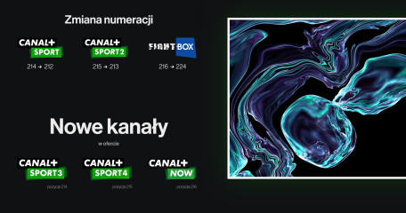 Nowe kanały CANAL+ i zmiana numeracji kanałów - ASTA-NET